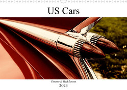 US Cars Chrome & Heckflossen (Wandkalender 2023 DIN A3 quer) von Michael Jaster Fotografie Düsseldorf,  ©