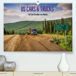 US Cars & Trucks in Alaska / CH-Version (Premium, hochwertiger DIN A2 Wandkalender 2023, Kunstdruck in Hochglanz) von Wenk,  Marcel