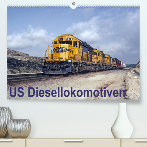 US Diesellokomotiven (Premium, hochwertiger DIN A2 Wandkalender 2022, Kunstdruck in Hochglanz) von Schulz-Dostal,  Michael