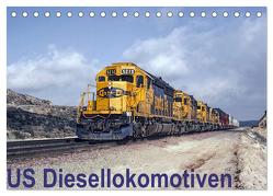 US Diesellokomotiven (Tischkalender 2024 DIN A5 quer), CALVENDO Monatskalender von Schulz-Dostal,  Michael