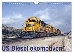 US Diesellokomotiven (Wandkalender 2024 DIN A4 quer), CALVENDO Monatskalender von Schulz-Dostal,  Michael