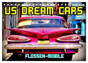 US DREAM CARS – Flossen-Mobile (Tischkalender 2024 DIN A5 quer), CALVENDO Monatskalender von von Loewis of Menar,  Henning