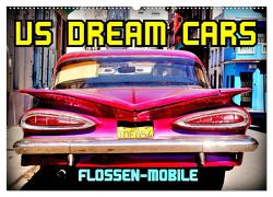 US DREAM CARS – Flossen-Mobile (Wandkalender 2024 DIN A2 quer), CALVENDO Monatskalender von von Loewis of Menar,  Henning