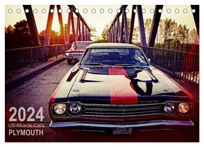 US-Muscle-Cars – Plymouth (Tischkalender 2024 DIN A5 quer), CALVENDO Monatskalender von Silberstein,  Reiner