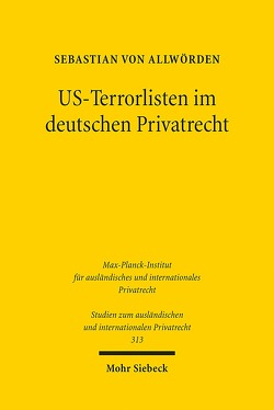 US-Terrorlisten im deutschen Privatrecht von Allwörden,  Sebastian von