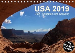 USA 2019 Utah – Sandstein und Canyons (Tischkalender 2019 DIN A5 quer) von Zimmermann,  Frank