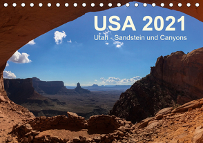 USA 2021 Utah – Sandstein und Canyons (Tischkalender 2021 DIN A5 quer) von Zimmermann,  Frank