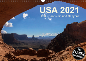 USA 2021 Utah – Sandstein und Canyons (Wandkalender 2021 DIN A3 quer) von Zimmermann,  Frank