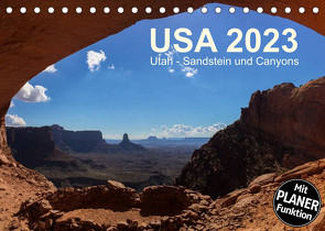 USA 2023 Utah – Sandstein und Canyons (Tischkalender 2023 DIN A5 quer) von Zimmermann,  Frank