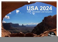USA 2024 Utah – Sandstein und Canyons (Wandkalender 2024 DIN A3 quer), CALVENDO Monatskalender von Zimmermann,  Frank