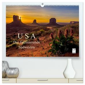USA Der faszinierende Südwesten (hochwertiger Premium Wandkalender 2024 DIN A2 quer), Kunstdruck in Hochglanz von Genser,  Karl