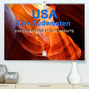 USA Der Südwesten – Einzigartige Monumente (Premium, hochwertiger DIN A2 Wandkalender 2023, Kunstdruck in Hochglanz) von Rucker,  Michael