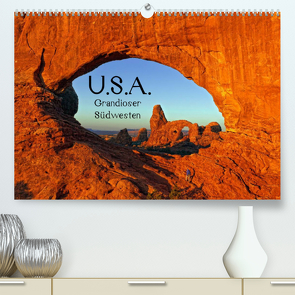 USA – Grandioser Südwesten (Premium, hochwertiger DIN A2 Wandkalender 2023, Kunstdruck in Hochglanz) von Voss,  Michael