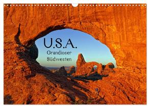 USA – Grandioser Südwesten (Wandkalender 2024 DIN A3 quer), CALVENDO Monatskalender von Voss,  Michael