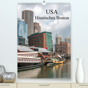USA – Historisches Boston (Premium, hochwertiger DIN A2 Wandkalender 2023, Kunstdruck in Hochglanz) von pixs:sell