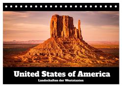 USA: Landschaften der Weststaaten (Tischkalender 2024 DIN A5 quer), CALVENDO Monatskalender von Westermann,  Dennis