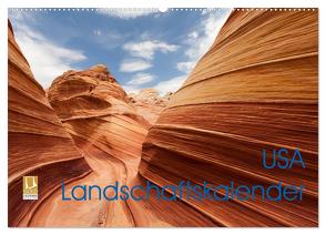 USA Landschaftskalender (Wandkalender 2024 DIN A2 quer), CALVENDO Monatskalender von Leitz,  Patrick