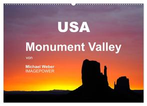 USA – Monument Valley (Wandkalender 2024 DIN A2 quer), CALVENDO Monatskalender von Weber,  Michael