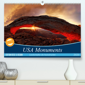 USA Monuments – Landschaften die beeindrucken (Premium, hochwertiger DIN A2 Wandkalender 2020, Kunstdruck in Hochglanz) von Rucker,  Michael