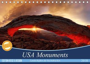 USA Monuments – Landschaften die beeindrucken (Tischkalender 2018 DIN A5 quer) von Rucker,  Michael