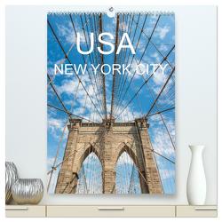 USA – New York City (hochwertiger Premium Wandkalender 2024 DIN A2 hoch), Kunstdruck in Hochglanz von pixs:sell,  pixs:sell