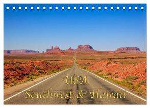 USA Southwest & Hawaii (Tischkalender 2024 DIN A5 quer), CALVENDO Monatskalender von Wigger,  Dominik