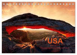 USA Süd-West (Tischkalender 2024 DIN A5 quer), CALVENDO Monatskalender von Rucker,  Michael