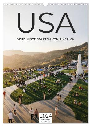 USA – Vereinigte Staaten von Amerika (Wandkalender 2024 DIN A3 hoch), CALVENDO Monatskalender von Lederer,  Benjamin