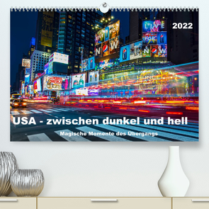 USA – Zwischen dunkel und hell (Premium, hochwertiger DIN A2 Wandkalender 2022, Kunstdruck in Hochglanz) von Hans Steffl,  Mike