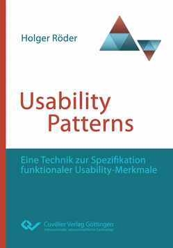 Usability Patterns von Röder,  Holger