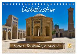 Usbekistan Mythos Seidenstraße hautnah (Tischkalender 2024 DIN A5 quer), CALVENDO Monatskalender von Kurz,  Michael