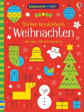 Usborne Minis – Sticker-Kreativbuch: Weihnachten von Davies,  Carly, Smith,  Sam