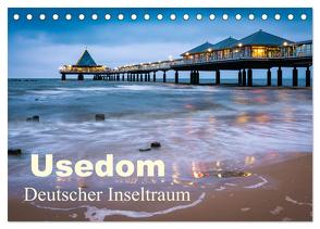 Usedom – Deutscher Inseltraum (Tischkalender 2024 DIN A5 quer), CALVENDO Monatskalender von Wasilewski,  Martin