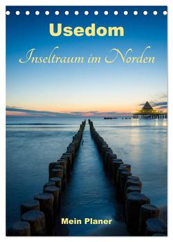 Usedom – Inseltraum im Norden (Tischkalender 2024 DIN A5 hoch), CALVENDO Monatskalender von Wasilewski,  Martin