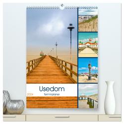 Usedom – Terminplaner (hochwertiger Premium Wandkalender 2024 DIN A2 hoch), Kunstdruck in Hochglanz von Schwarze,  Nina