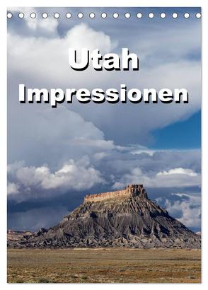 Utah Impressionen (Tischkalender 2024 DIN A5 hoch), CALVENDO Monatskalender von Klinder,  Thomas
