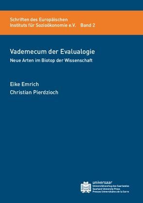 Vademecum der Evalualogie von Emrich,  Eike, Pierdzioch,  Christian