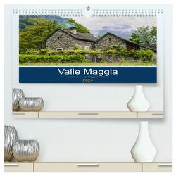 Valle Maggia – Entdecken Sie das Maggiatal im Tessin (hochwertiger Premium Wandkalender 2024 DIN A2 quer), Kunstdruck in Hochglanz von photography,  IAM