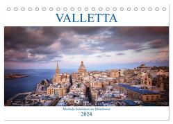 Valletta – Morbide Schönheit im Mittelmeer (Tischkalender 2024 DIN A5 quer), CALVENDO Monatskalender von Weck,  Dieter