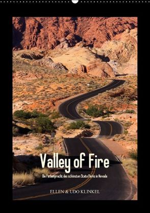 Valley of Fire (Wandkalender immerwährend DIN A2 hoch) von und Udo Klinkel,  Ellen