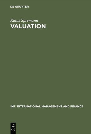 Valuation von Spremann,  Klaus