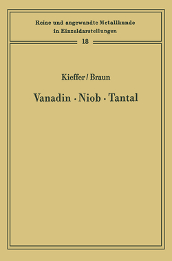 Vanadin Niob · Tantal von Braun,  Horst, Kieffer,  Richard