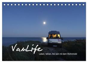 Vanlife – Leben, fahren, frei sein mit dem Wohnmobil (Tischkalender 2024 DIN A5 quer), CALVENDO Monatskalender von Flachmann,  Susanne