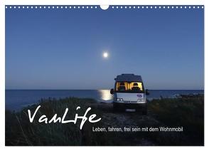 Vanlife – Leben, fahren, frei sein mit dem Wohnmobil (Wandkalender 2024 DIN A3 quer), CALVENDO Monatskalender von Flachmann,  Susanne