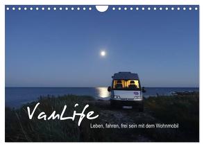 Vanlife – Leben, fahren, frei sein mit dem Wohnmobil (Wandkalender 2024 DIN A4 quer), CALVENDO Monatskalender von Flachmann,  Susanne