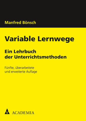Variable Lernwege von Bönsch,  Manfred