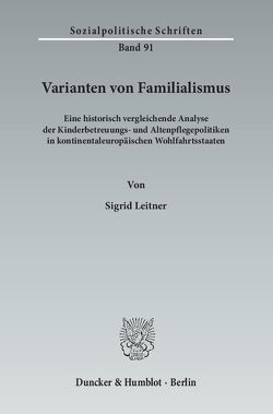 Varianten von Familialismus. von Leitner,  Sigrid