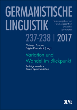 Variation und Wandel im Blickpunkt von Ganswindt,  Brigitte, Purschke,  Christoph