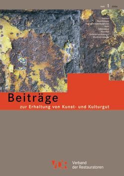 VDR-Beiträge zur Erhaltung von Kunst- und Kulturgut von Verband der Restauratoren e.V.