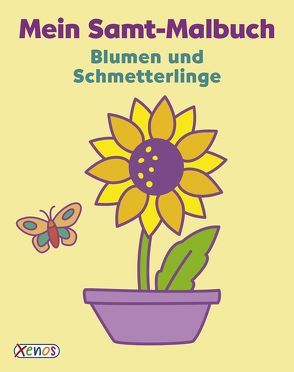 VE 5 Mein Samt-Malbuch: Blumen und Schmetterlinge von Ortega,  Christian